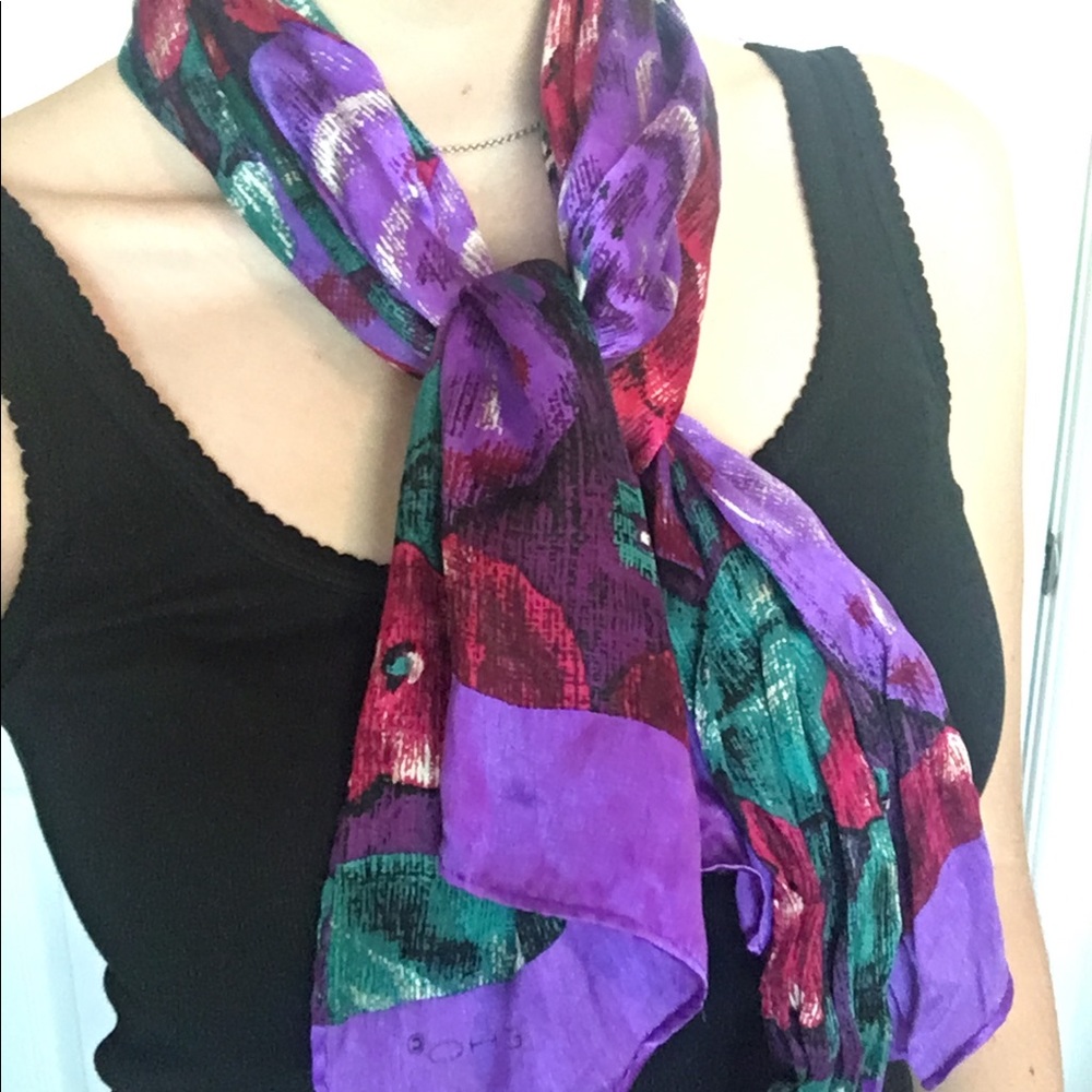 Echo Silk Scarf